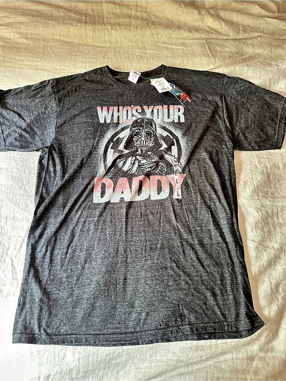 Star Wars Who's Your Daddy Darth Vader graphic tee Men’s Large